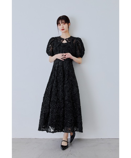 niana(ニアナ)の「ブルームノアールドレス 2点セット ボレロ キャミワンピース 結婚式 成人式 二次会 同窓会 入学式 卒業式 パーティードレス オケージョンドレス お呼ばれ(ドレス・レディース・グレー/イエロー/ブラック・L/M/S)」の22枚目の写真