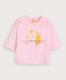 moimoln（モイモルン）の「【SOFT&】ネイチャープリント7分袖Tシャツ（Tシャツ/カットソー）」