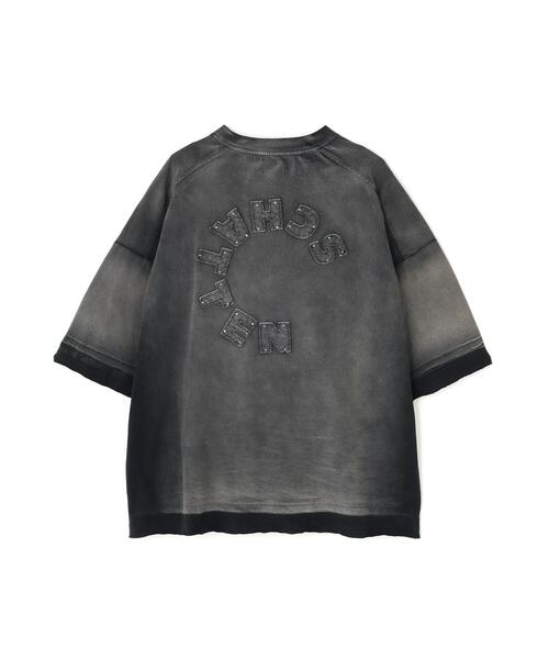 DANKE SCHON(ダンケシェーン)の「DankeSchon/ダンケシェーン/PIGMENT SPRAY S/S TEE SCHATTEN(Tシャツ/カットソー・メンズ・ブラック・L/M)」の9枚目の写真