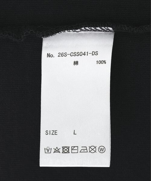 DANKE SCHON(ダンケシェーン)の「DankeSchon/ダンケシェーン/PIGMENT SPRAY S/S TEE SCHATTEN(Tシャツ/カットソー・メンズ・ブラック・L/M)」の4枚目の写真