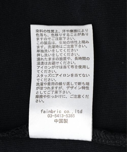 DANKE SCHON(ダンケシェーン)の「DankeSchon/ダンケシェーン/PIGMENT SPRAY S/S TEE SCHATTEN(Tシャツ/カットソー・メンズ・ブラック・L/M)」の3枚目の写真