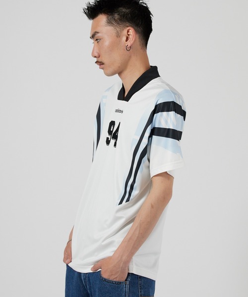 adidas(アディダス)の「adidas/アディダス サンティアゴ AOP インフィル ジャージ ゲームシャツ ユニフォーム風 サッカーTシャツ スポーティー 秋 秋服 2026年秋冬(Tシャツ/カットソー・メンズ・ホワイト・M/L/XL)」の10枚目の写真
