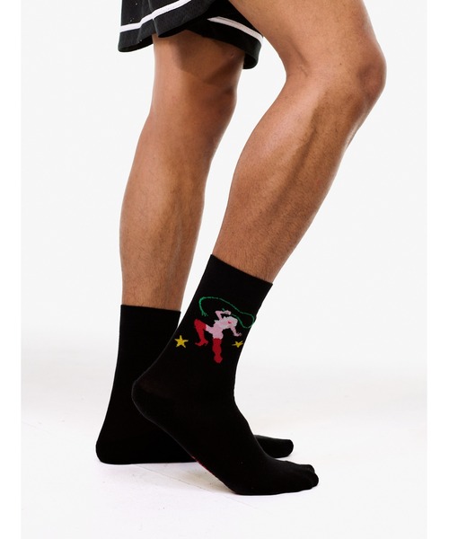 Carne Bollente(カルネボレンテ)の「Socks the Safeword(ソックス/靴下・メンズ・ブラック・SMALL/MEDIUM)」の4枚目の写真