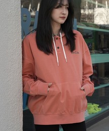 MID WEIGHT HENLEY HOODIE