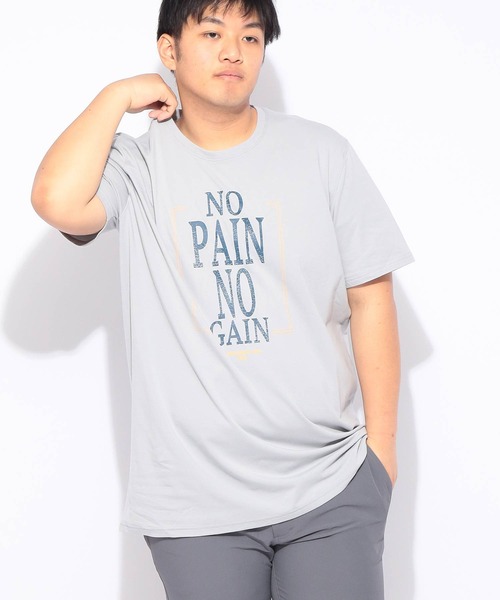 UNDER ARMOUR(アンダーアーマー)の「Tシャツ 半袖 PERF COTTON GRAPHIC SS メンズ 大きいサイズ LOOSE パフォーマンスコットン グラフィック プリント クルーネック カットソー UNDER ARMOUR (アンダーアーマー)(Tシャツ/カットソー・メンズ・グレー/ブルー・3XL/4XL/5XL)」の2枚目の写真