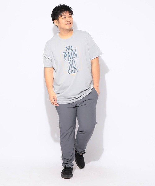 UNDER ARMOUR(アンダーアーマー)の「Tシャツ 半袖 PERF COTTON GRAPHIC SS メンズ 大きいサイズ LOOSE パフォーマンスコットン グラフィック プリント クルーネック カットソー UNDER ARMOUR (アンダーアーマー)(Tシャツ/カットソー・メンズ・グレー/ブルー・3XL/4XL/5XL)」の5枚目の写真