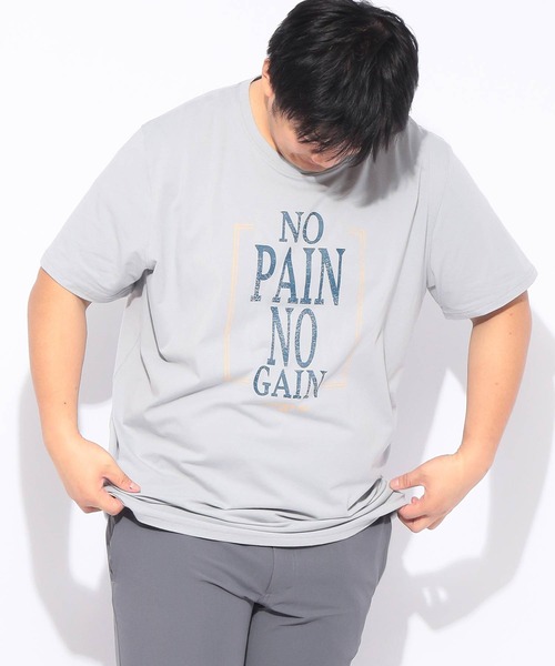 UNDER ARMOUR(アンダーアーマー)の「Tシャツ 半袖 PERF COTTON GRAPHIC SS メンズ 大きいサイズ LOOSE パフォーマンスコットン グラフィック プリント クルーネック カットソー UNDER ARMOUR (アンダーアーマー)(Tシャツ/カットソー・メンズ・グレー/ブルー・3XL/4XL/5XL)」の3枚目の写真