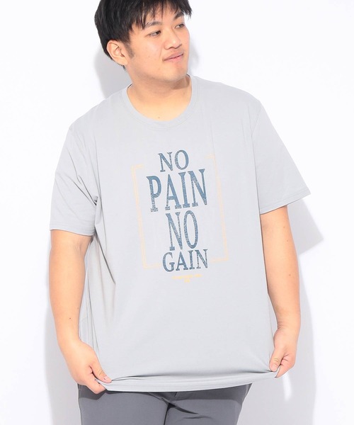 UNDER ARMOUR(アンダーアーマー)の「Tシャツ 半袖 PERF COTTON GRAPHIC SS メンズ 大きいサイズ LOOSE パフォーマンスコットン グラフィック プリント クルーネック カットソー UNDER ARMOUR (アンダーアーマー)(Tシャツ/カットソー・メンズ・グレー/ブルー・3XL/4XL/5XL)」の4枚目の写真