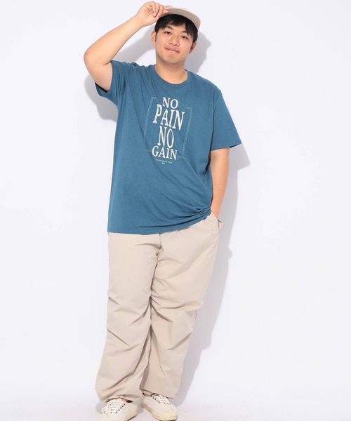 UNDER ARMOUR(アンダーアーマー)の「Tシャツ 半袖 PERF COTTON GRAPHIC SS メンズ 大きいサイズ LOOSE パフォーマンスコットン グラフィック プリント クルーネック カットソー UNDER ARMOUR (アンダーアーマー)(Tシャツ/カットソー・メンズ・グレー/ブルー・3XL/4XL/5XL)」の10枚目の写真
