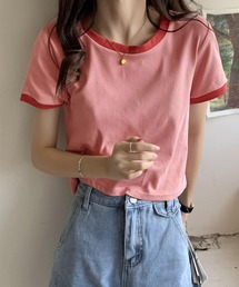 シンプルリンガーミニTシャツ/半袖