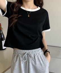 シンプルリンガーミニTシャツ/半袖
