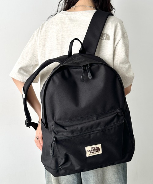 THE NORTH FACE(ザノースフェイス)の「【国内未発売】THE NORTH FACE(ザ・ノースフェイス)/PC・A4収納可能 軽量 通勤通学 リュック バックパック/STANDARD DAYPACK(バックパック/リュック・レディース・ブラック/クリーム/カーキ・FREE)」の1枚目の写真