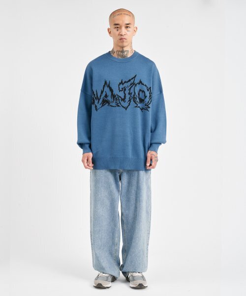 AJOBYAJO（アジョバイアジョ）の「Eenergie AJO Sweater [SKY BLUE]（ニット/セーター・レディース・その他・L/XL）」の4枚目の写真