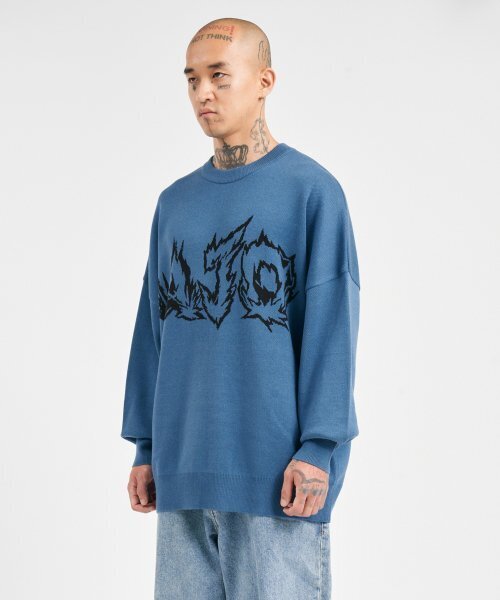 AJOBYAJO（アジョバイアジョ）の「Eenergie AJO Sweater [SKY BLUE]（ニット/セーター・レディース・その他・L/XL）」の7枚目の写真