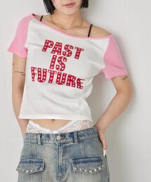 WHO'S WHO gallery | スタースタッズラグラン半袖ロゴトップス(Tシャツ/カットソー)