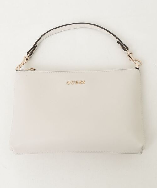 Guess(ゲス)の「LETTY 2 In 1 Mini Tote トートバッグ ミニトート ショルダーバッグ(トートバッグ・レディース・オフホワイト/ブラック/ライトブルー・ONE SIZE)」の7枚目の写真