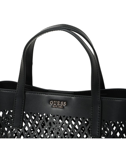 Guess(ゲス)の「LETTY 2 In 1 Mini Tote トートバッグ ミニトート ショルダーバッグ(トートバッグ・レディース・オフホワイト/ブラック/ライトブルー・ONE SIZE)」の15枚目の写真
