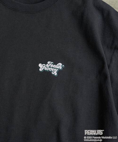 FREAK'S STORE（フリークスストア）の「限定展開　別注/SNOOPY/スヌーピー ポッププリント 半袖 Tシャツ（Tシャツ/カットソー・レディース・ブラック/グレー/オフホワイト・ﾌﾘ-）」の13枚目の写真