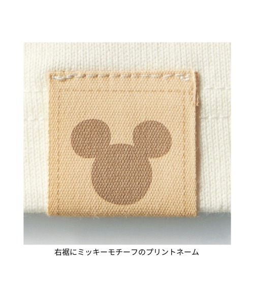 Disney（ディズニー）の「ミッキーモチーフのパネルボーダーチュニック（チュニック・レディース・ブラウン系その他/ブルー系・3L/LL/L/M/S）」の5枚目の写真