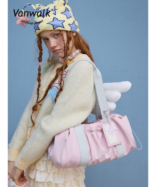 VANWALK（バンウォーク）の「Aura Tote bag [Pink]（トートバッグ・レディース・ホワイト/ピンク・FREE）」の3枚目の写真