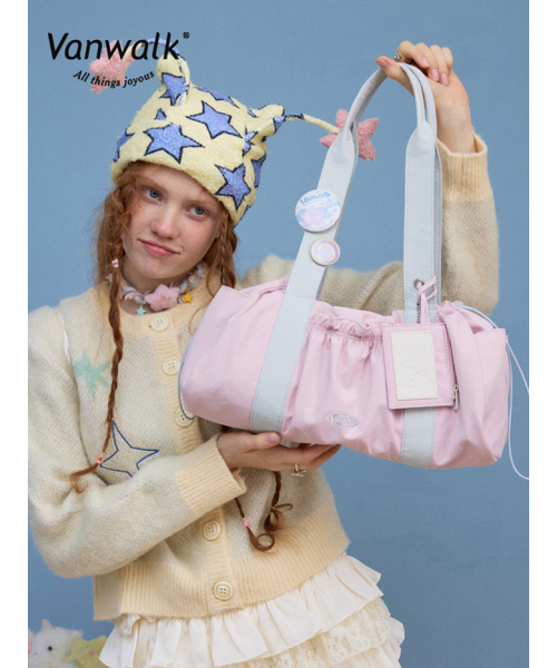 VANWALK（バンウォーク）の「Aura Tote bag [Pink]（トートバッグ・レディース・ホワイト/ピンク・FREE）」の4枚目の写真