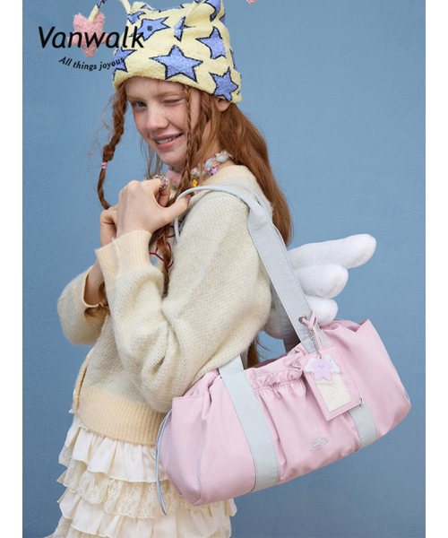 VANWALK（バンウォーク）の「Aura Tote bag [Pink]（トートバッグ・レディース・ホワイト/ピンク・FREE）」の6枚目の写真