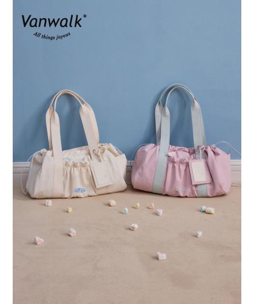 VANWALK（バンウォーク）の「Aura Tote bag [Pink]（トートバッグ・レディース・ホワイト/ピンク・FREE）」の8枚目の写真