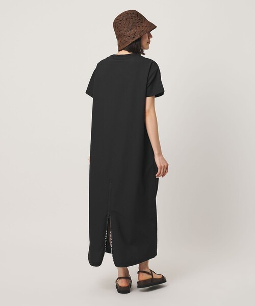 THOUSAND MILE（サウザンドマイル）の「【別注】＜THOUSAND MILE＞ショートスリーブワンピース UVカット 吸汗速乾（ワンピース・レディース・ケリーグリーン/ブラック・FREE）」の8枚目の写真