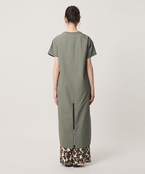 THOUSAND MILE（サウザンドマイル）の「【別注】＜THOUSAND MILE＞ショートスリーブワンピース UVカット 吸汗速乾（ワンピース・レディース・ケリーグリーン/ブラック・FREE）」の11枚目の写真