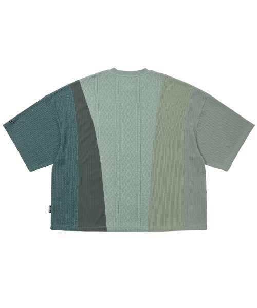 AJOBYAJO（アジョバイアジョ）の「Knit Mixed Wide Top [MINT]（Tシャツ/カットソー・レディース・その他・LARGE）」の4枚目の写真