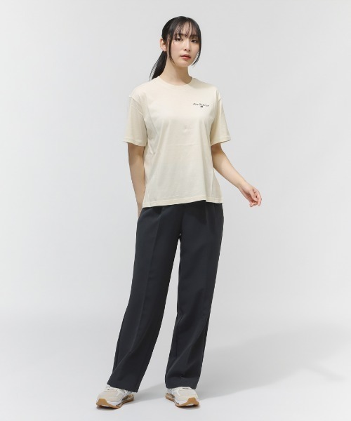 NEW BALANCE（ニューバランス）の「【別注】ニューバランス New Balance HomeSweetHomeTShirt 限定コラボ（Tシャツ/カットソー・レディース・グリーン/ダークグレー/アイボリー・S/M/L/XL）」の7枚目の写真