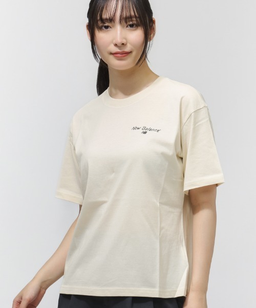NEW BALANCE（ニューバランス）の「【別注】ニューバランス New Balance HomeSweetHomeTShirt 限定コラボ（Tシャツ/カットソー・レディース・グリーン/ダークグレー/アイボリー・S/M/L/XL）」の6枚目の写真