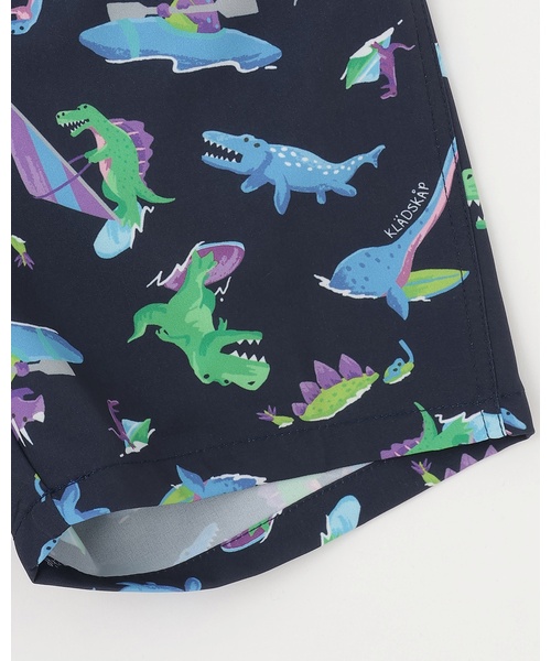 kladskap(クレードスコープ)の「【SWIM】恐竜柄スイムパンツ【UVカット】(水着・キッズ・ネイビー・S(90-100cm)/M(105-115cm)/L(120-130cm))」の4枚目の写真
