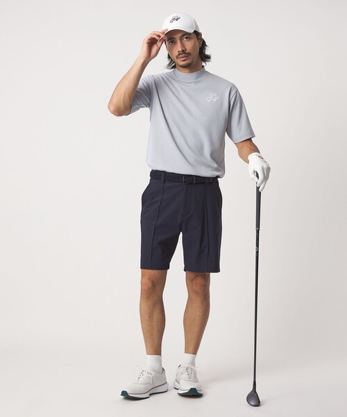 UNITED ARROWS GOLF(ユナイテッドアローズゴルフ)の「メンズ ノープリーツ ショートパンツ/2WAYストレッチ UV 接触冷感(その他パンツ・メンズ・オリーブ/ネイビー・M/L/XL)」の17枚目の写真