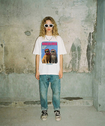 BLOW（ブロウ）の「PIGMENT_NINE9LIVES T-SHIRT（Tシャツ/カットソー）」