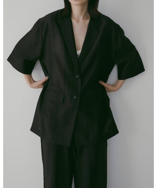 anuke Sheer Halfsleeve Jacket（その他アウター）｜anuke（アンヌーク