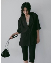 anuke（アンヌーク）の「anuke Sheer Halfsleeve Jacket（その他