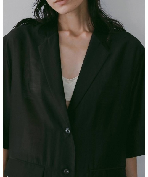 anuke（アンヌーク）の「anuke Sheer Halfsleeve Jacket（その他