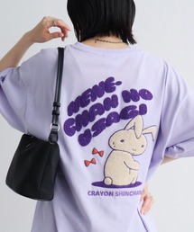 【クレヨンしんちゃん】サガラ刺繍 オーバーサイズ 半袖Tシャツ