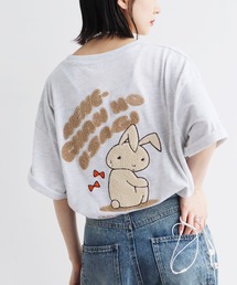 【クレヨンしんちゃん】サガラ刺繍 オーバーサイズ 半袖Ｔシャツ