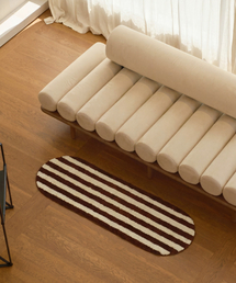 LOWVIBE（ロウバイブ）の「ロウバイブ ワイドバスマット (モカブラウン)（ラグ/マット）」