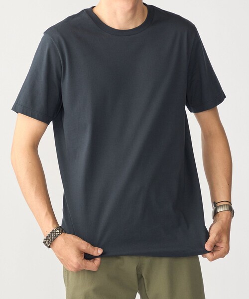 SHIPS(シップス)の「SHIPS:〈MADE IN JAPAN〉スタンダード クルーネック Tシャツ(Tシャツ/カットソー・メンズ・ホワイト/ライトグレー/ロイヤルブルー/ネイビー/グレー・SMALL/LARGE/X-LARGE/MEDIUM)」の4枚目の写真