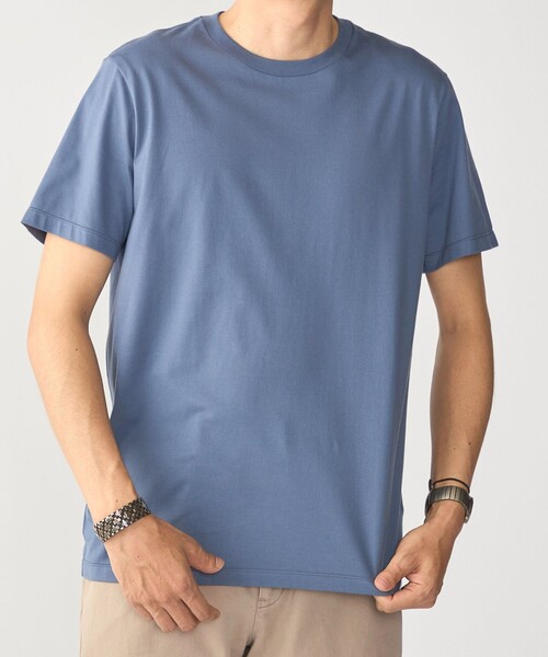 SHIPS(シップス)の「SHIPS:〈MADE IN JAPAN〉スタンダード クルーネック Tシャツ(Tシャツ/カットソー・メンズ・ホワイト/ライトグレー/ロイヤルブルー/ネイビー/グレー・SMALL/LARGE/X-LARGE/MEDIUM)」の5枚目の写真