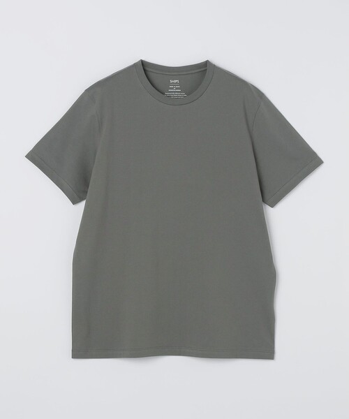 SHIPS(シップス)の「SHIPS:〈MADE IN JAPAN〉スタンダード クルーネック Tシャツ(Tシャツ/カットソー・メンズ・ホワイト/ライトグレー/ロイヤルブルー/ネイビー/グレー・SMALL/LARGE/X-LARGE/MEDIUM)」の2枚目の写真