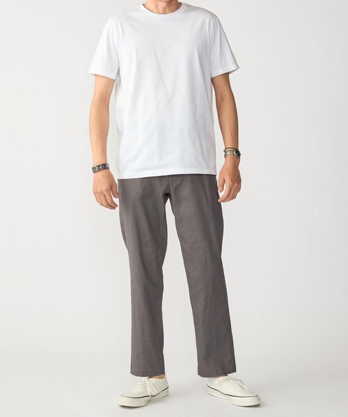 SHIPS(シップス)の「SHIPS:〈MADE IN JAPAN〉スタンダード クルーネック Tシャツ(Tシャツ/カットソー・メンズ・ホワイト/ライトグレー/ロイヤルブルー/ネイビー/グレー・SMALL/LARGE/X-LARGE/MEDIUM)」の9枚目の写真