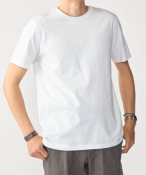 SHIPS(シップス)の「SHIPS:〈MADE IN JAPAN〉スタンダード クルーネック Tシャツ(Tシャツ/カットソー・メンズ・ホワイト/ライトグレー/ロイヤルブルー/ネイビー/グレー・SMALL/LARGE/X-LARGE/MEDIUM)」の13枚目の写真