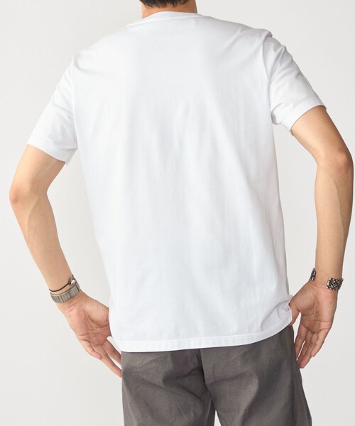 SHIPS(シップス)の「SHIPS:〈MADE IN JAPAN〉スタンダード クルーネック Tシャツ(Tシャツ/カットソー・メンズ・ホワイト/ライトグレー/ロイヤルブルー/ネイビー/グレー・SMALL/LARGE/X-LARGE/MEDIUM)」の15枚目の写真