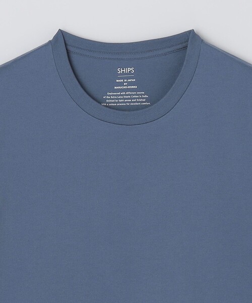 SHIPS(シップス)の「SHIPS:〈MADE IN JAPAN〉スタンダード クルーネック Tシャツ(Tシャツ/カットソー・メンズ・ホワイト/ライトグレー/ロイヤルブルー/ネイビー/グレー・SMALL/LARGE/X-LARGE/MEDIUM)」の22枚目の写真
