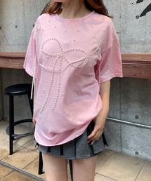 パール×リボン モチーフTシャツ