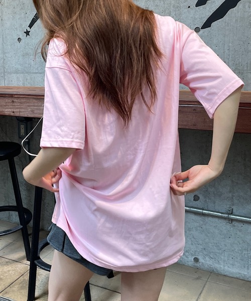 ROGER AND RAW(ロジャーアンドロウ)の「パール×リボン モチーフTシャツ(Tシャツ/カットソー・レディース・ホワイト/ブラック/ピンク・FREE)」の22枚目の写真